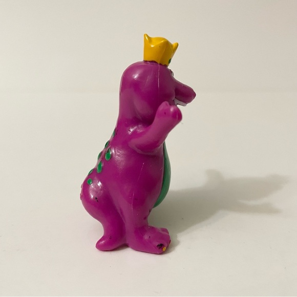 Vtg 1993 Barney With Crown and at the Beach Loose Figures Lyons Group - Picture 5 of 15